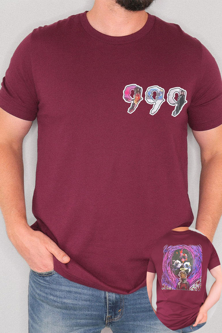 JuiceWorld999 cartoon men's short-sleeved T-shirt