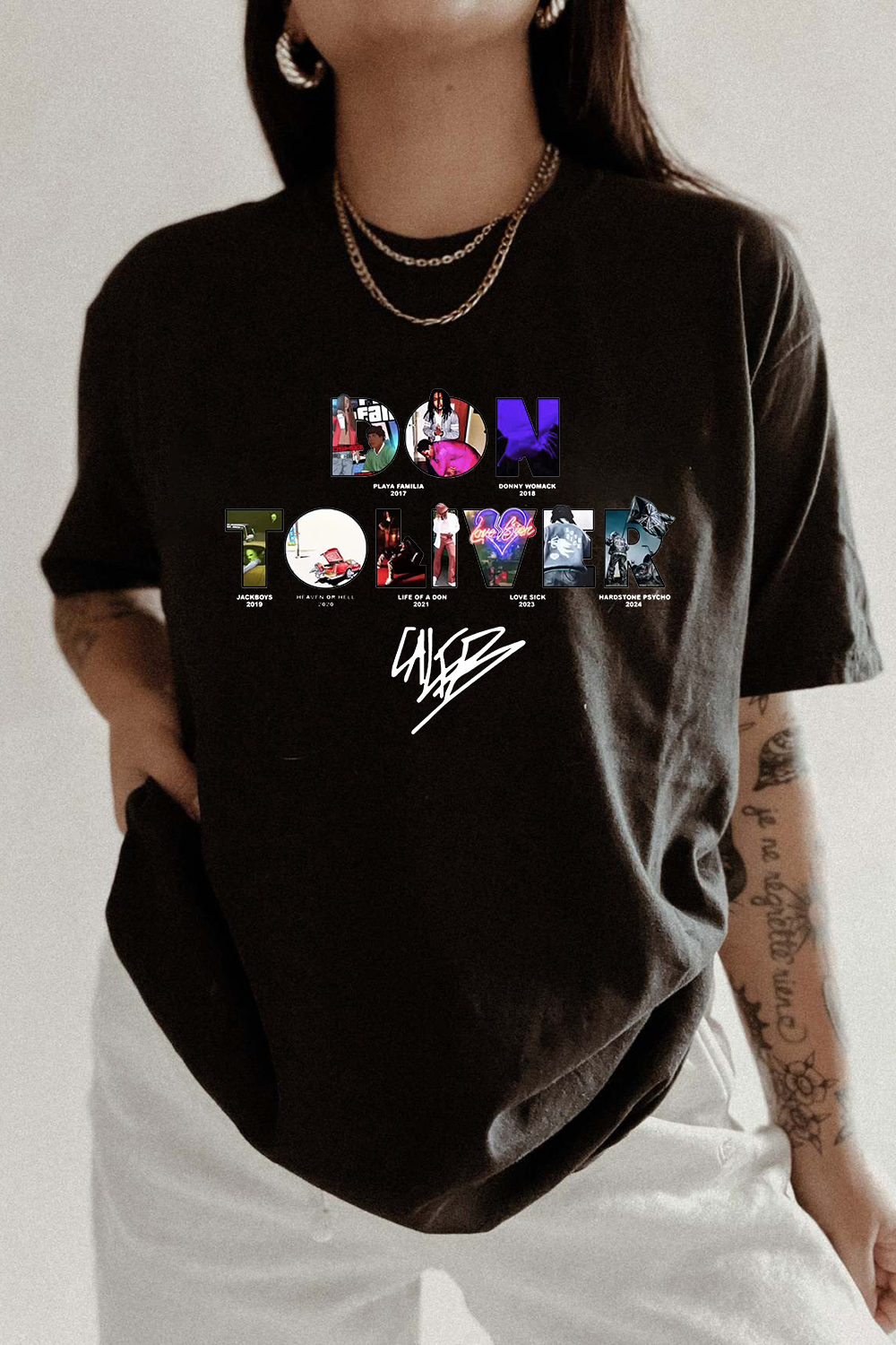 Don Toliver Albums Crew Neck Women  T-Shirt