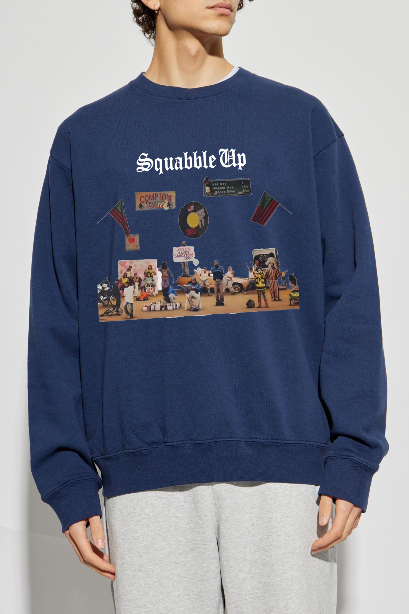 Kendrick casual round Sweatshirt For Men