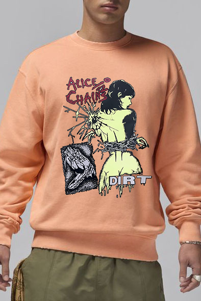 aliceinchains crew neck sweatshirt