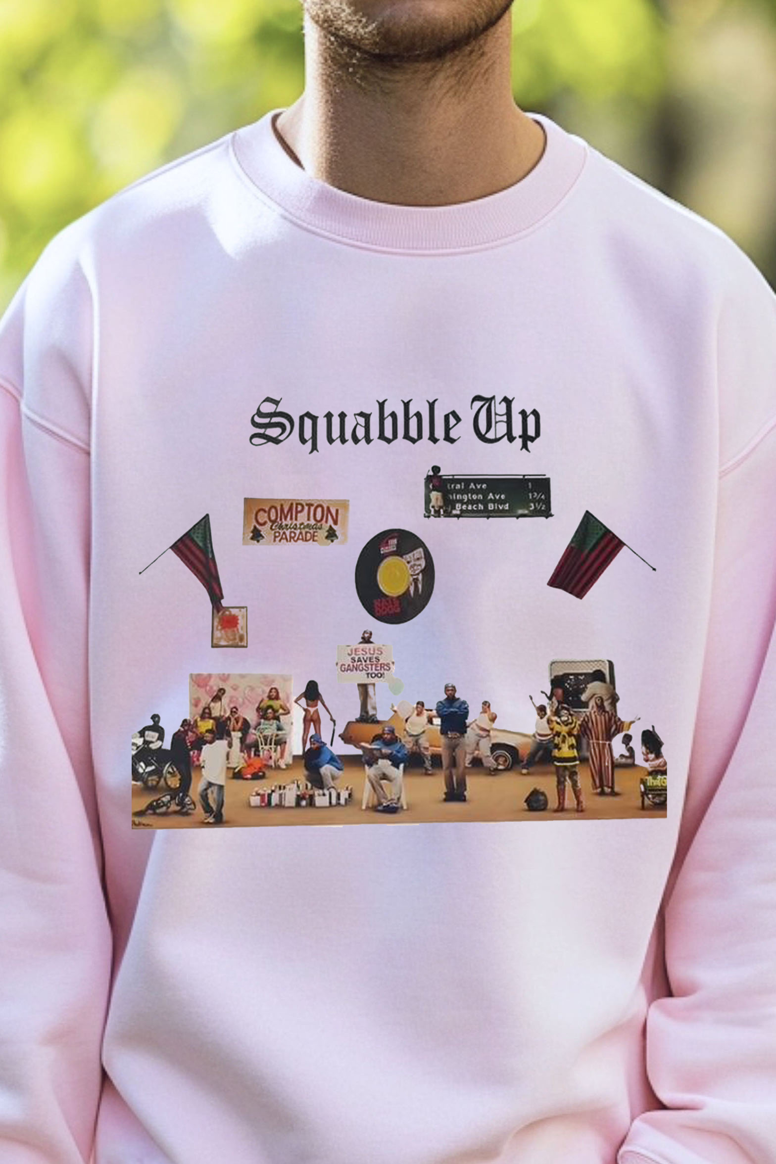 Kendrick casual round Sweatshirt For Men