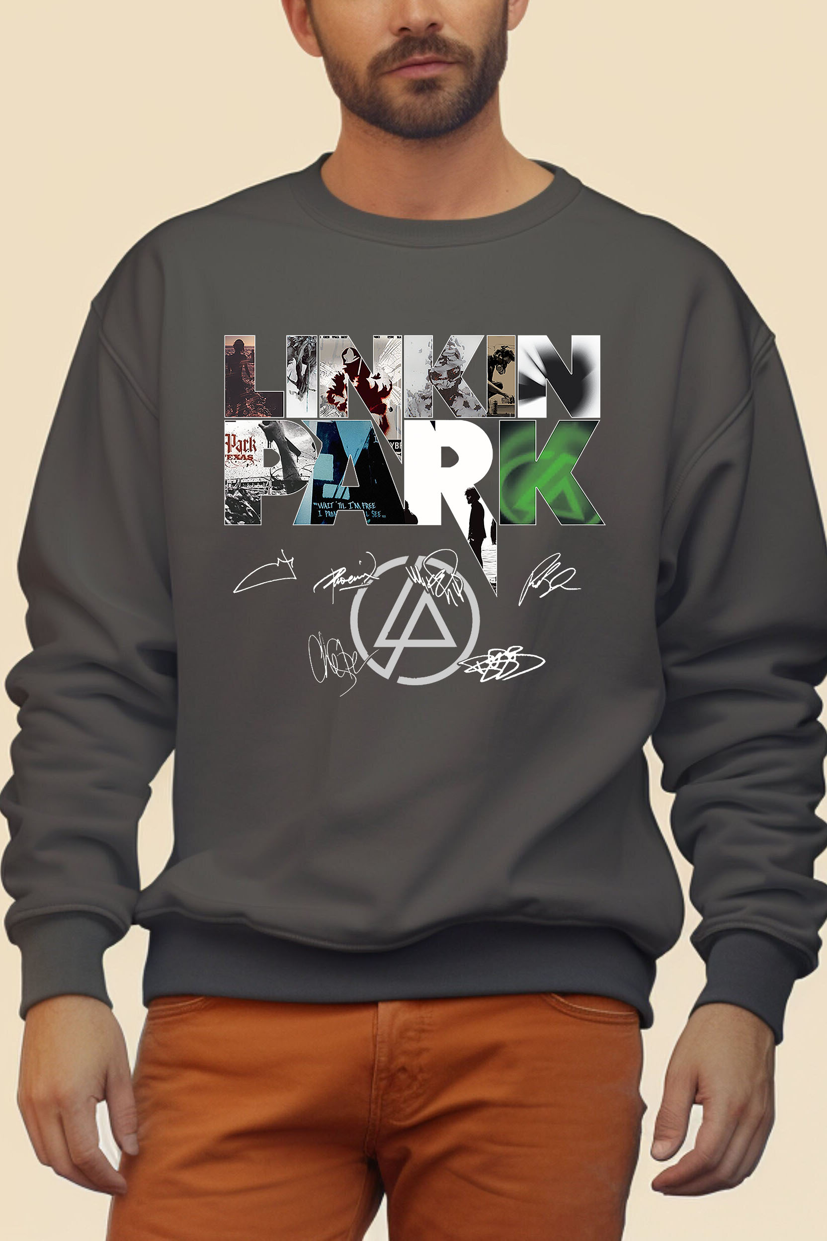 L P Albums Sweatshirt-MEN