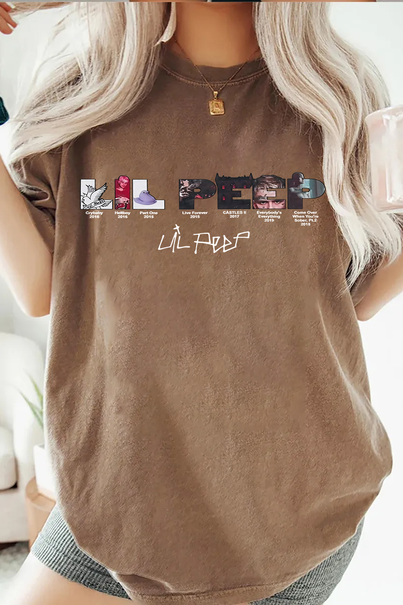 lilpeep fan t-shirt