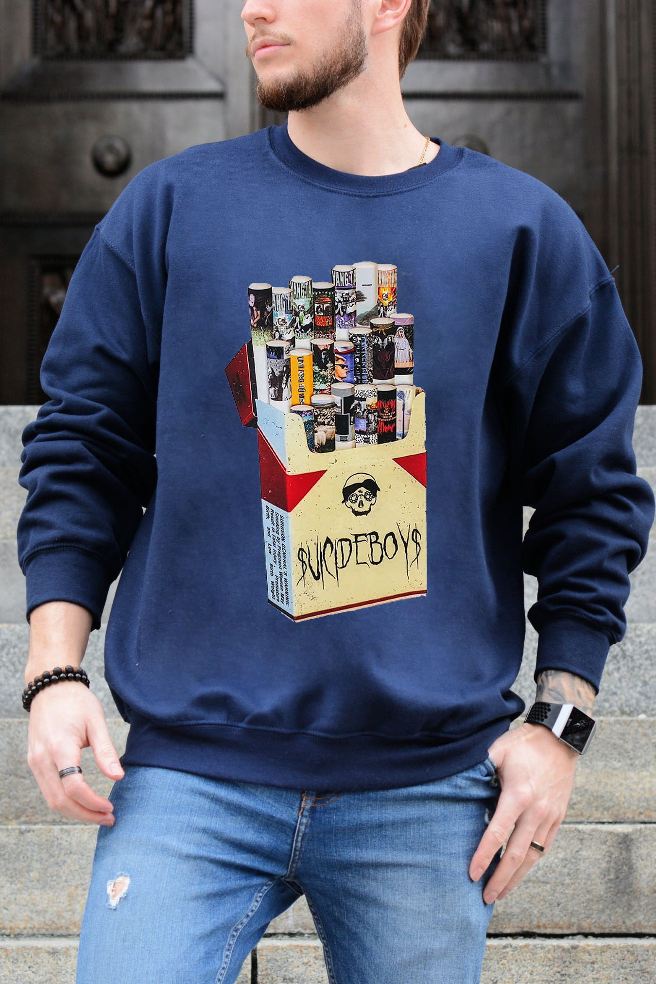 $uicideboy$ personalized print men's long-sleeved sweatshirt