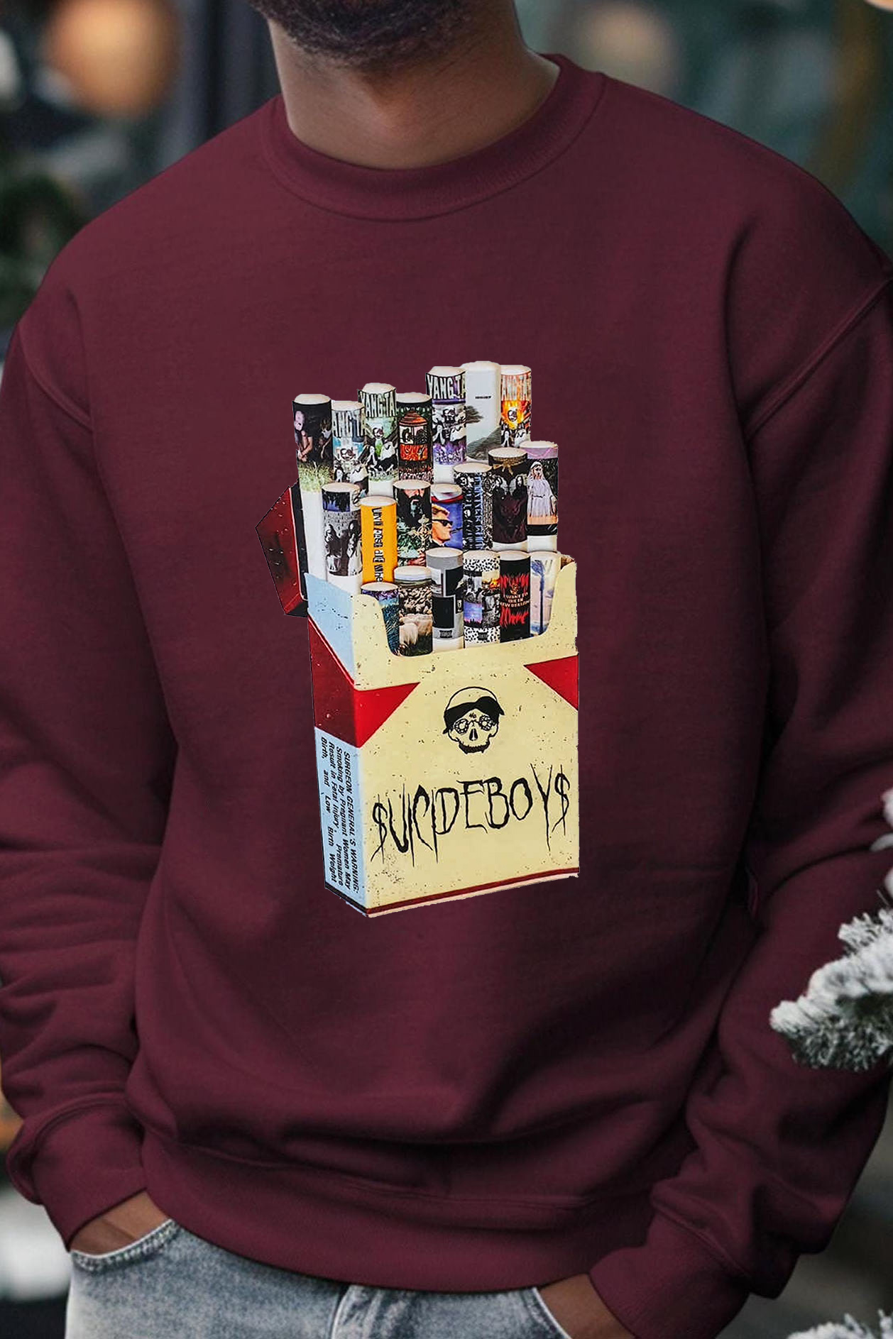 $uicideboy$ personalized print men's long-sleeved sweatshirt