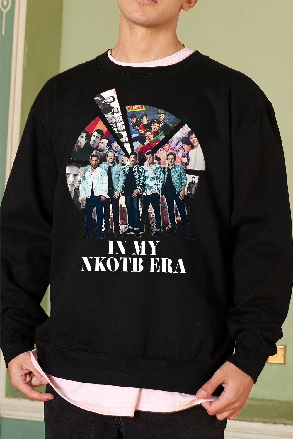 IN MY NKOTB ERA long-sleeved sweatshirt