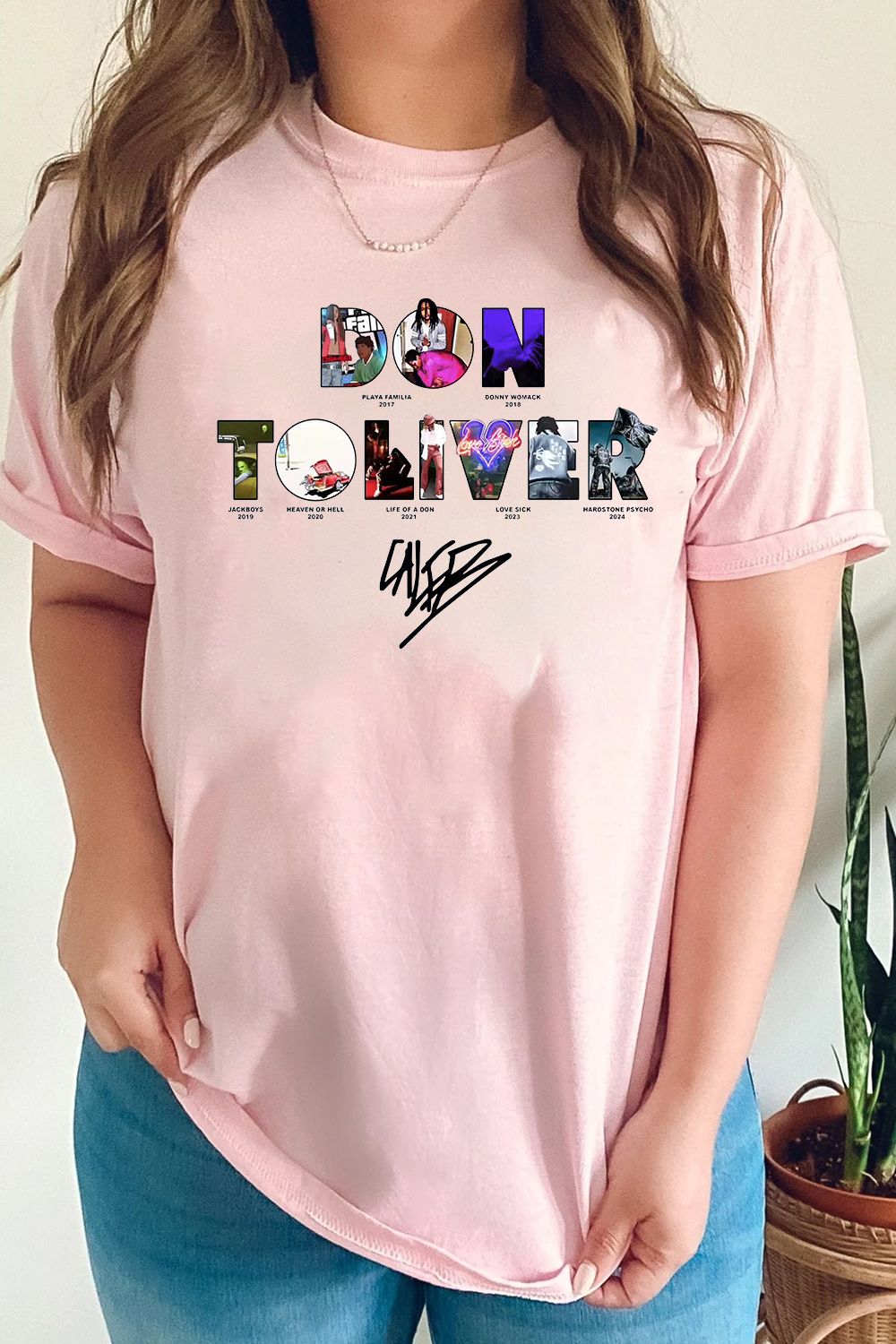 Don Toliver Albums Crew Neck Women  T-Shirt