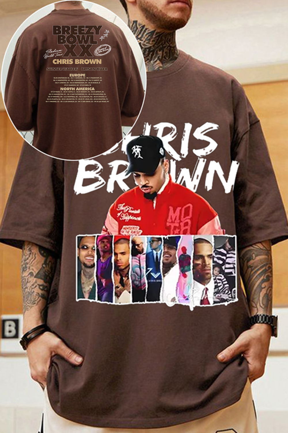 Chris Brown Breezy Concert Tee For Men