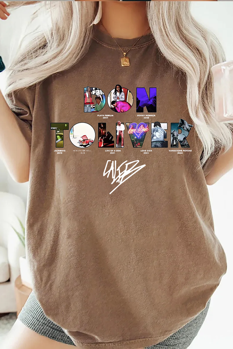 Don Toliver Albums Crew Neck Women  T-Shirt