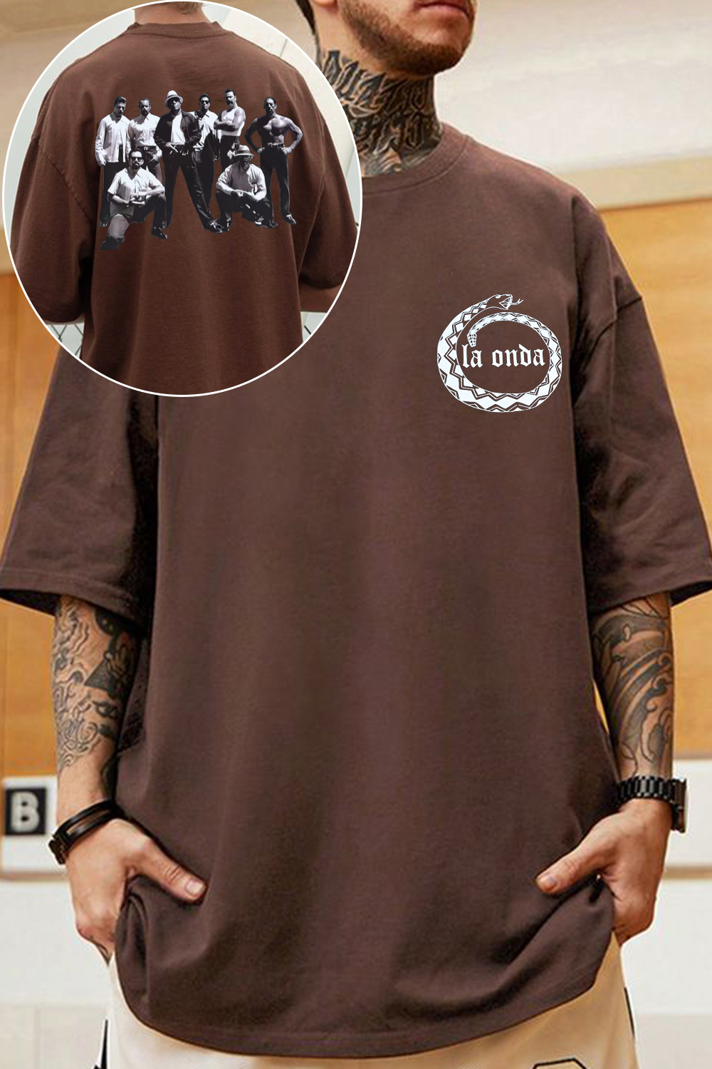 LaOnda 2-sided printed T-shirt