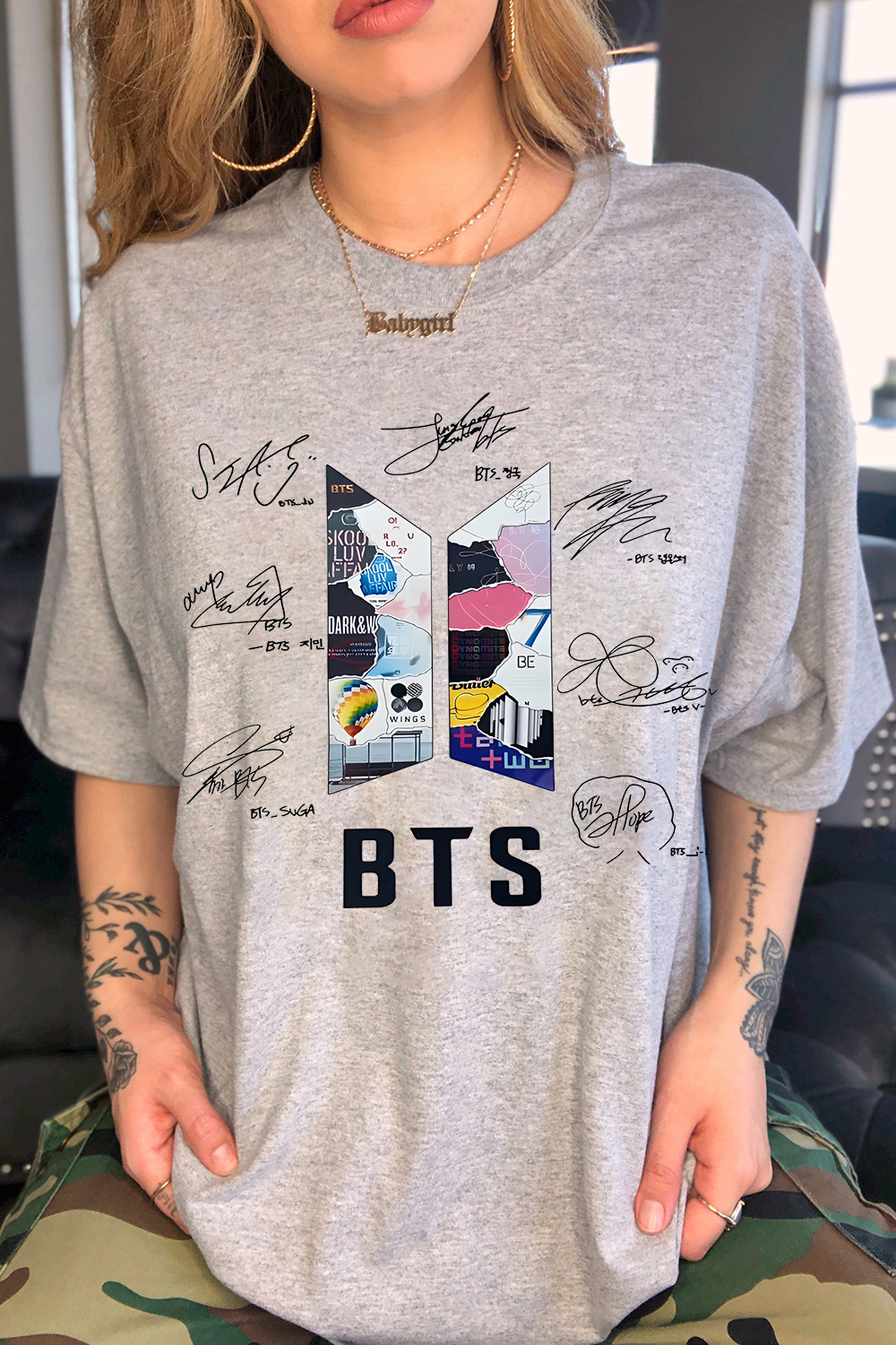 Happy 12th Anniversary BTS Short-sleeved T-shirt