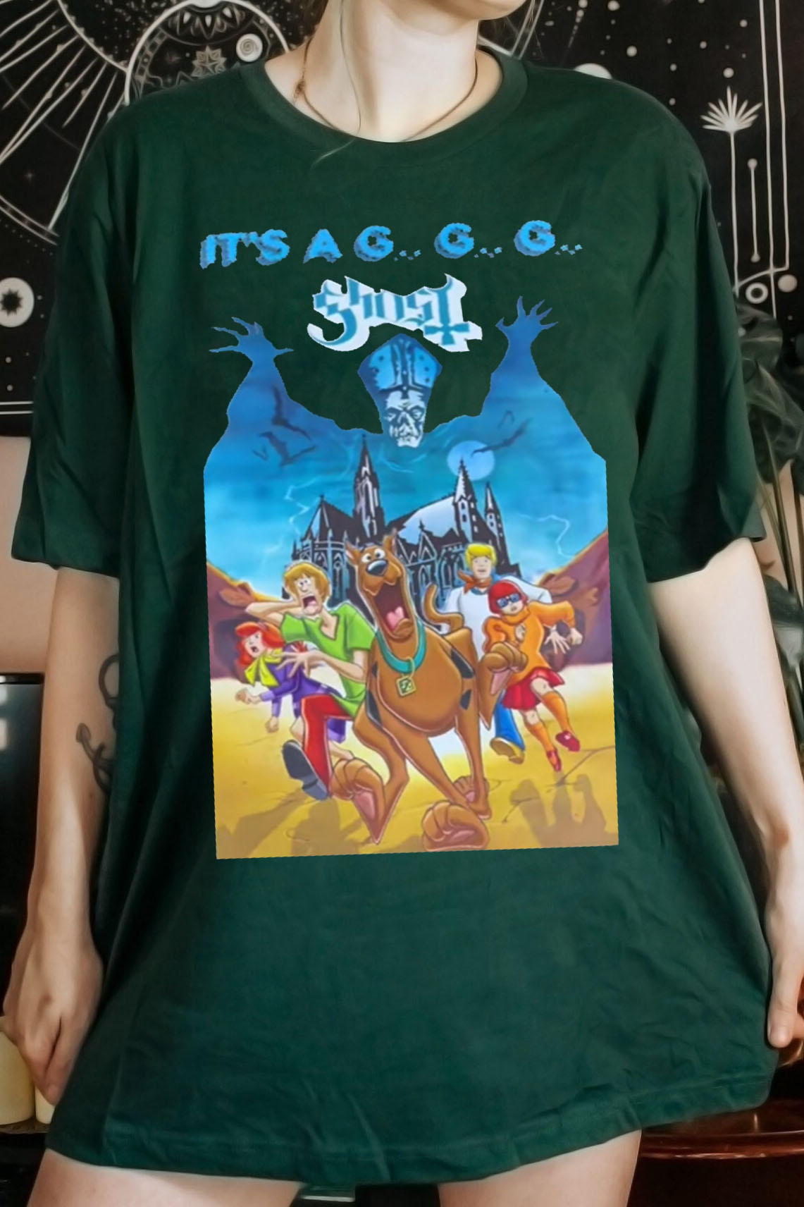 Ghost meets Mystery Incorporated t-shirt