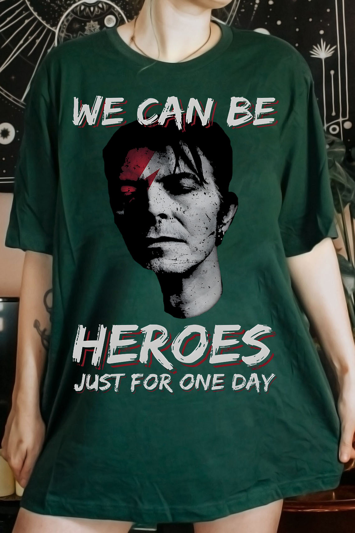 David Bowie We Can Be Heroes Women's T-Shirt