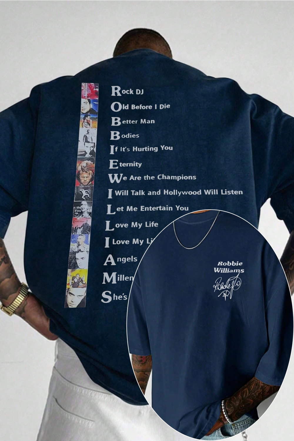 Robbie Williams Tour 2025 Shirt