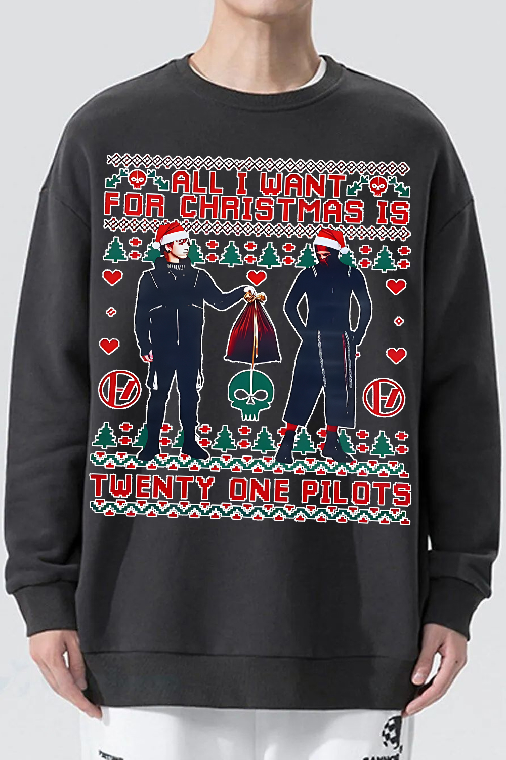 Twenty One Pilots Christmas Sweatshirt For Men