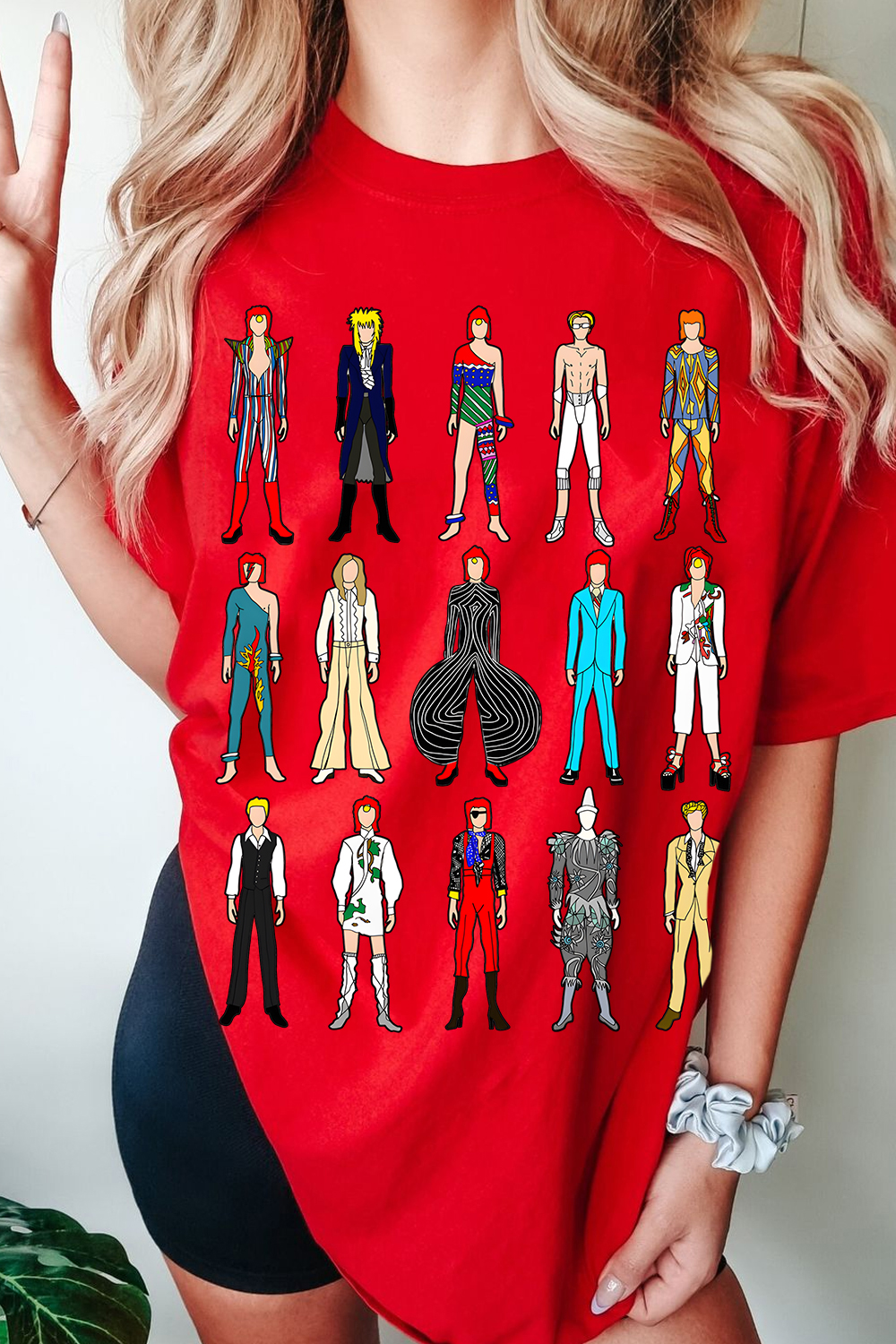 David Bowie Characters T-Shirt