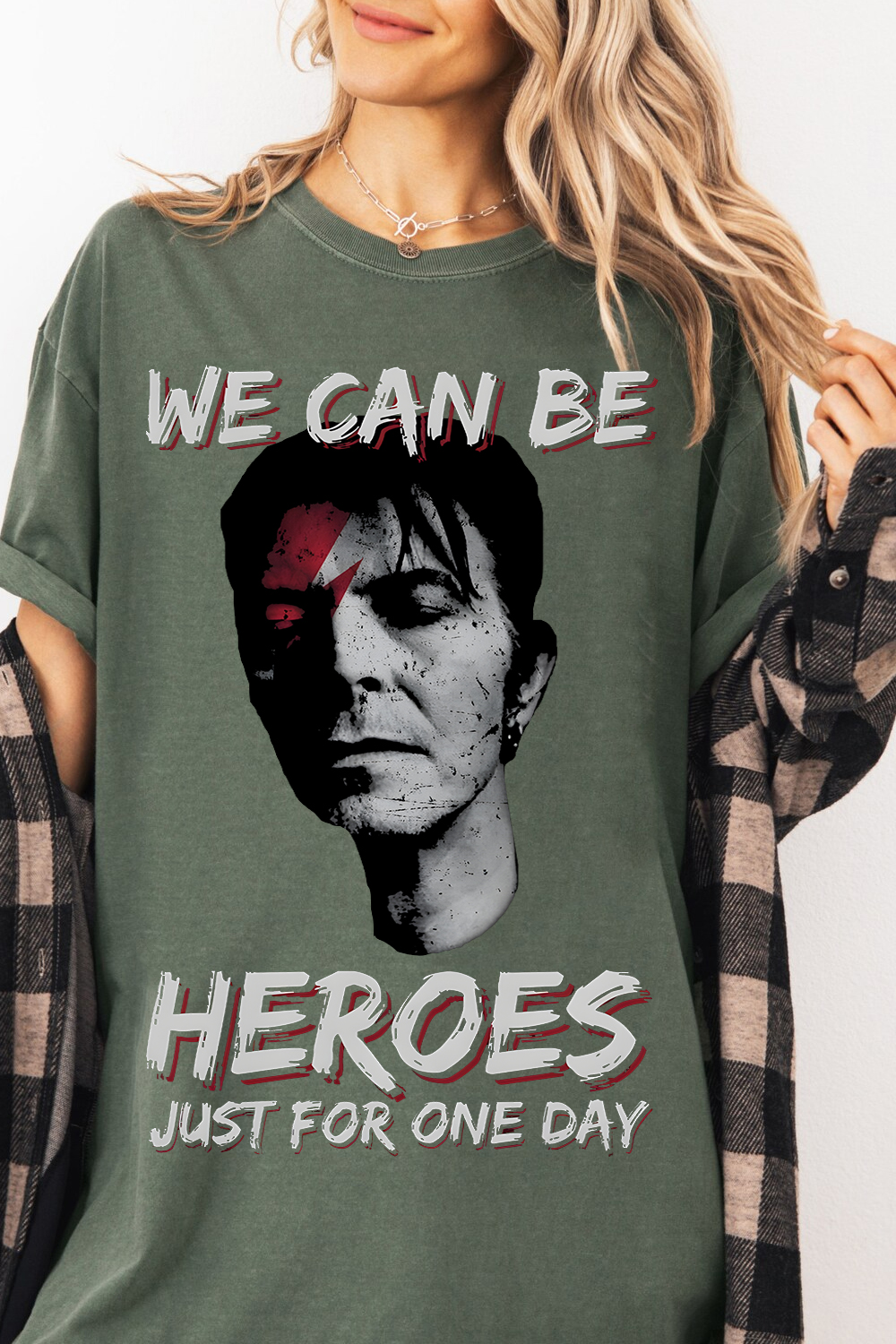 David Bowie We Can Be Heroes Women's T-Shirt