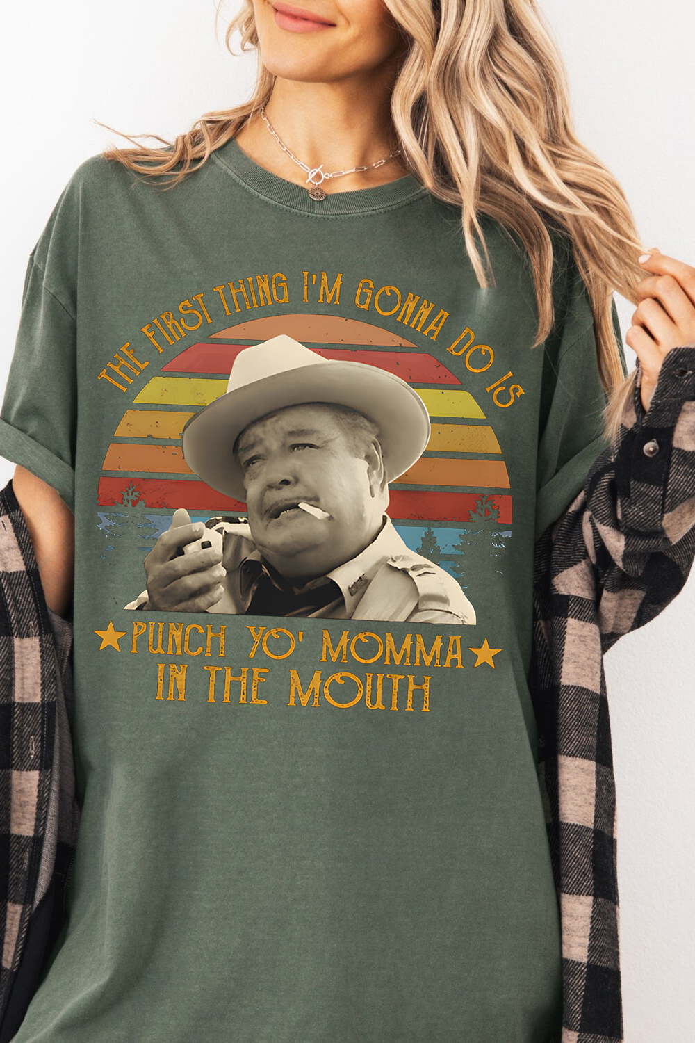 The First Thing I Do Is Shirt, Smokey And The Bandit Movie T-Shirt For Women