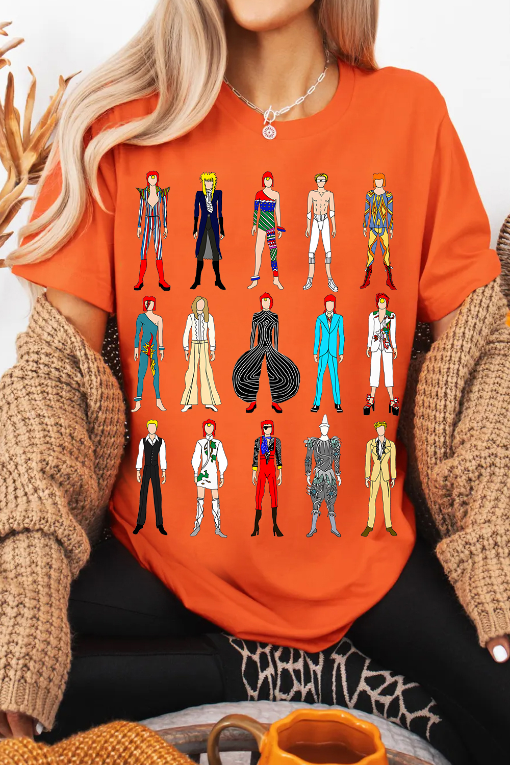 David Bowie Characters T-Shirt