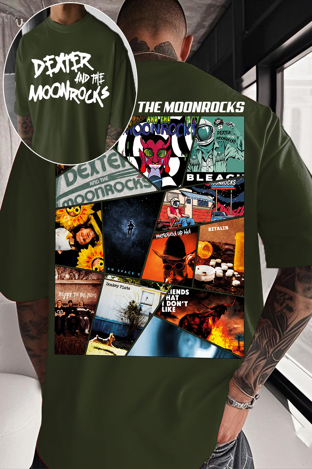 Dexter And The Moonrocks Album Collage T-Shirt
