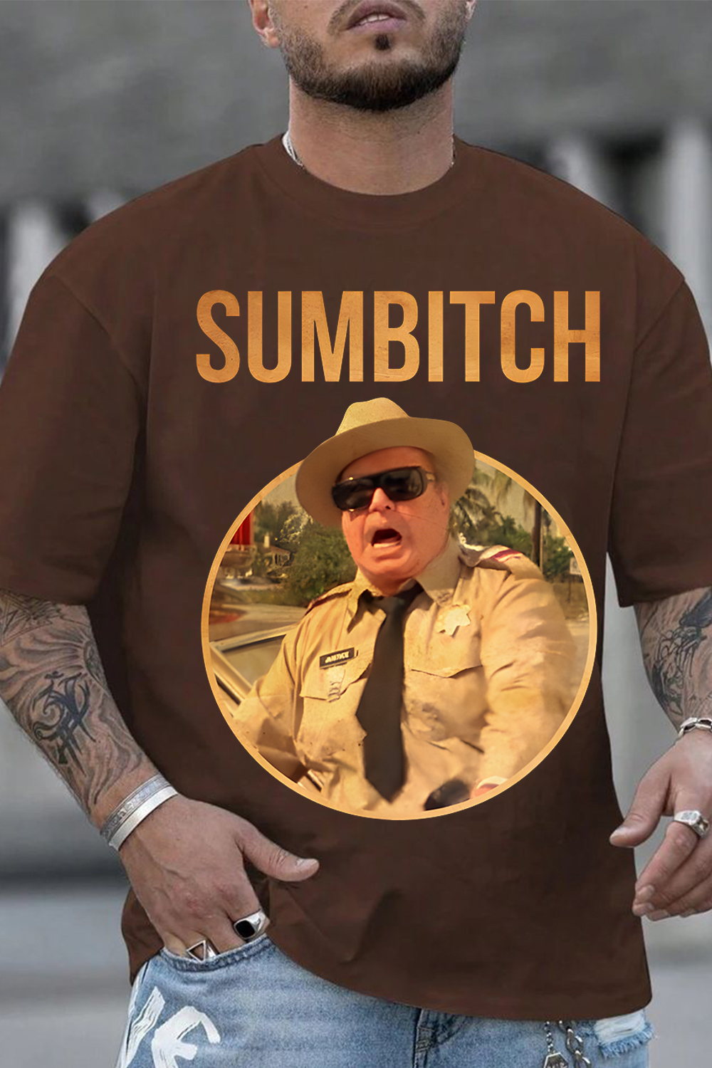 POLICE SUMBITCH JUSTICE SMOKEY Bandit T-Shirt