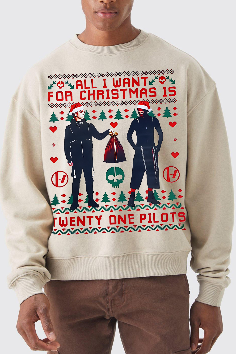 Twenty One Pilots Christmas Sweatshirt For Men