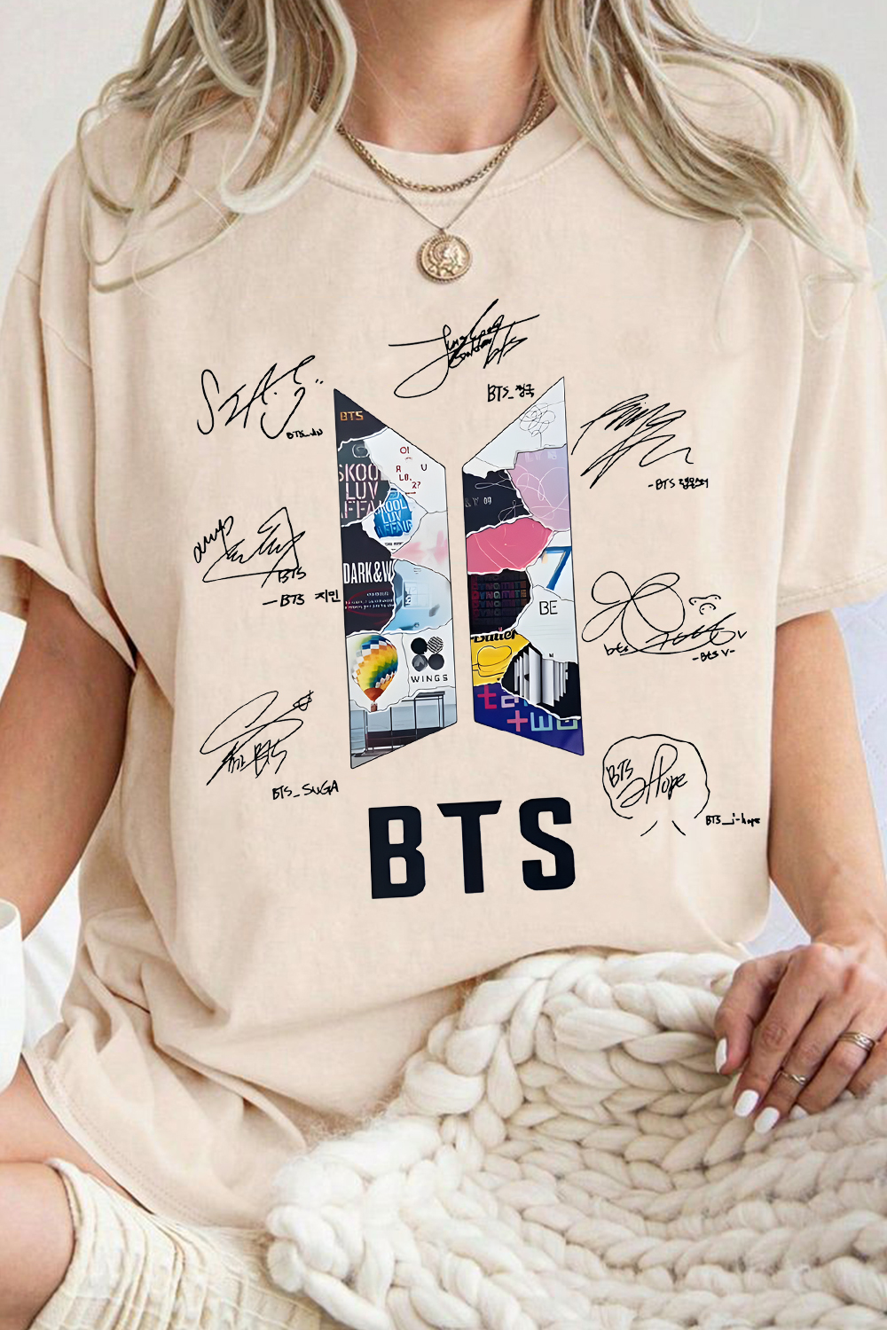 Happy 12th Anniversary BTS Short-sleeved T-shirt