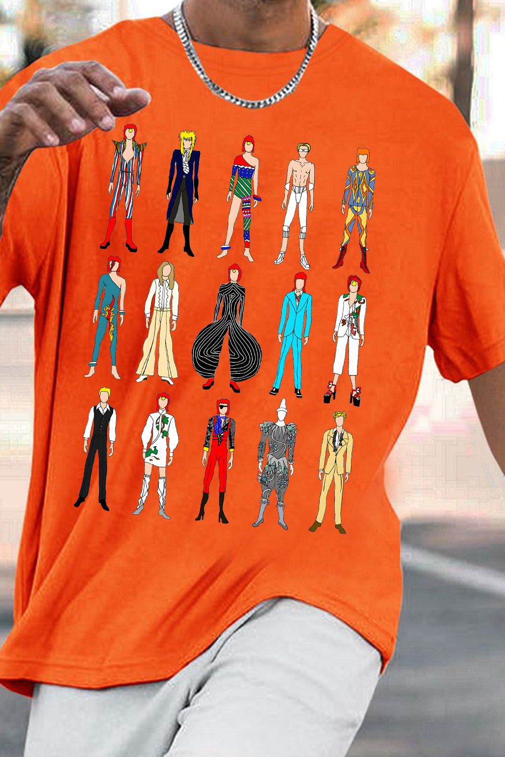 David Bowie Characters T-Shirt