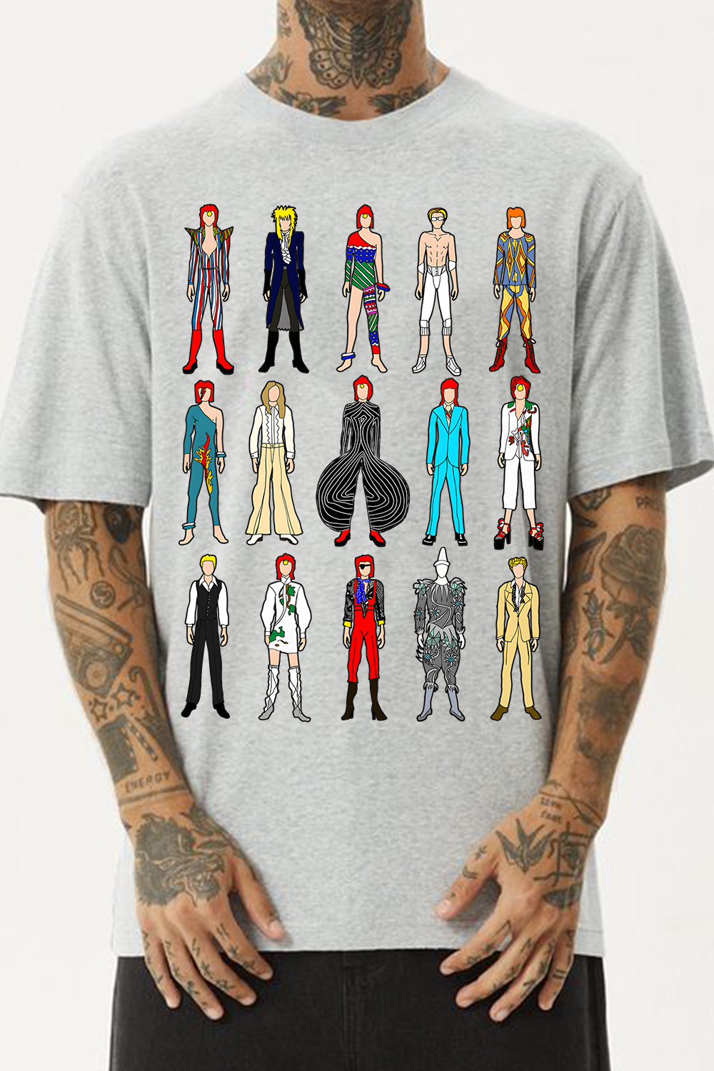 David Bowie Characters T-Shirt