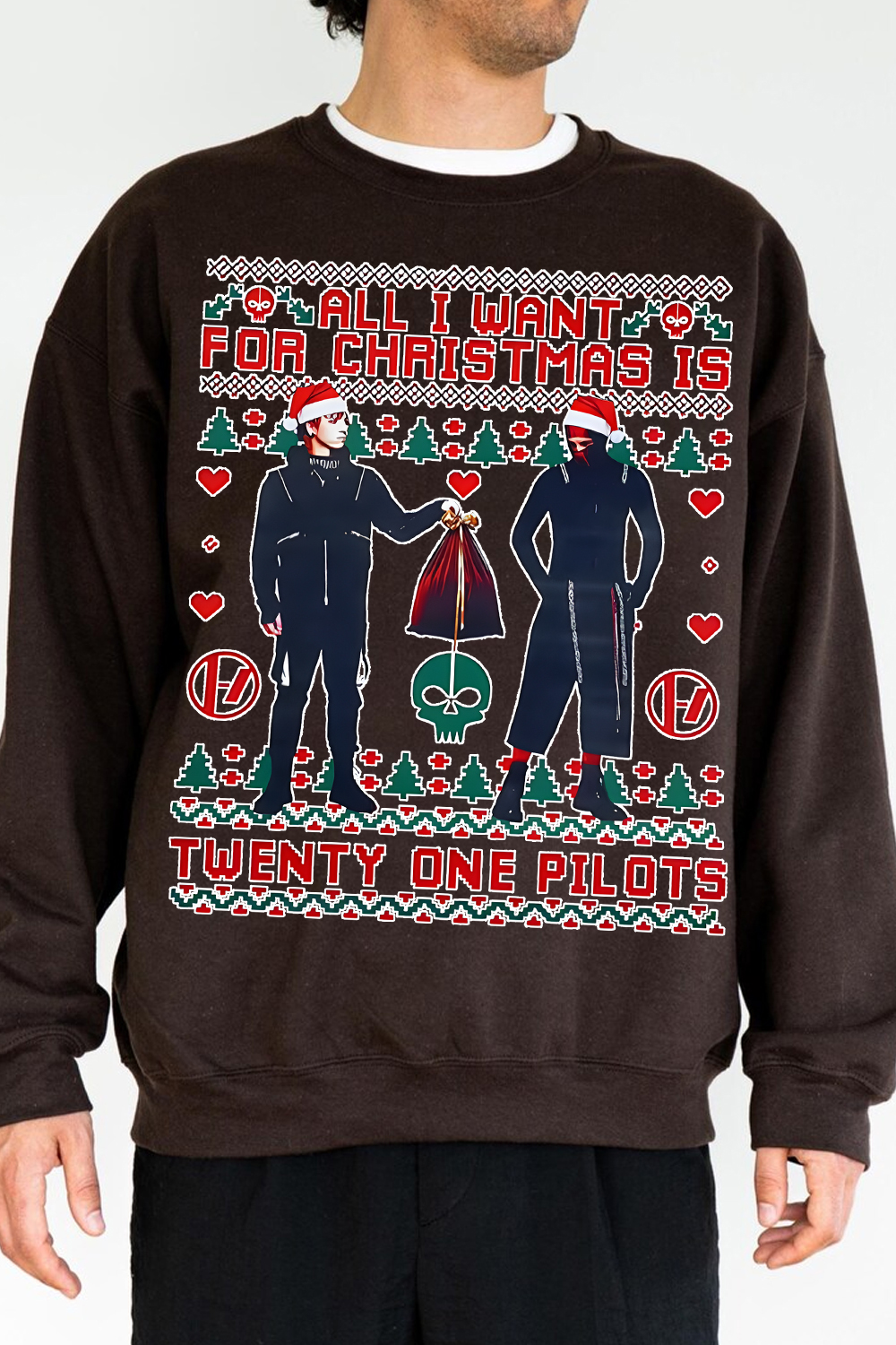 Twenty One Pilots Christmas Sweatshirt For Men