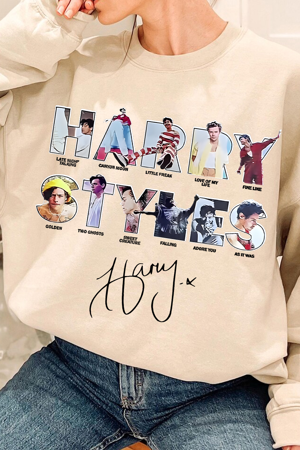 Harry Styles Album Sweatshirt