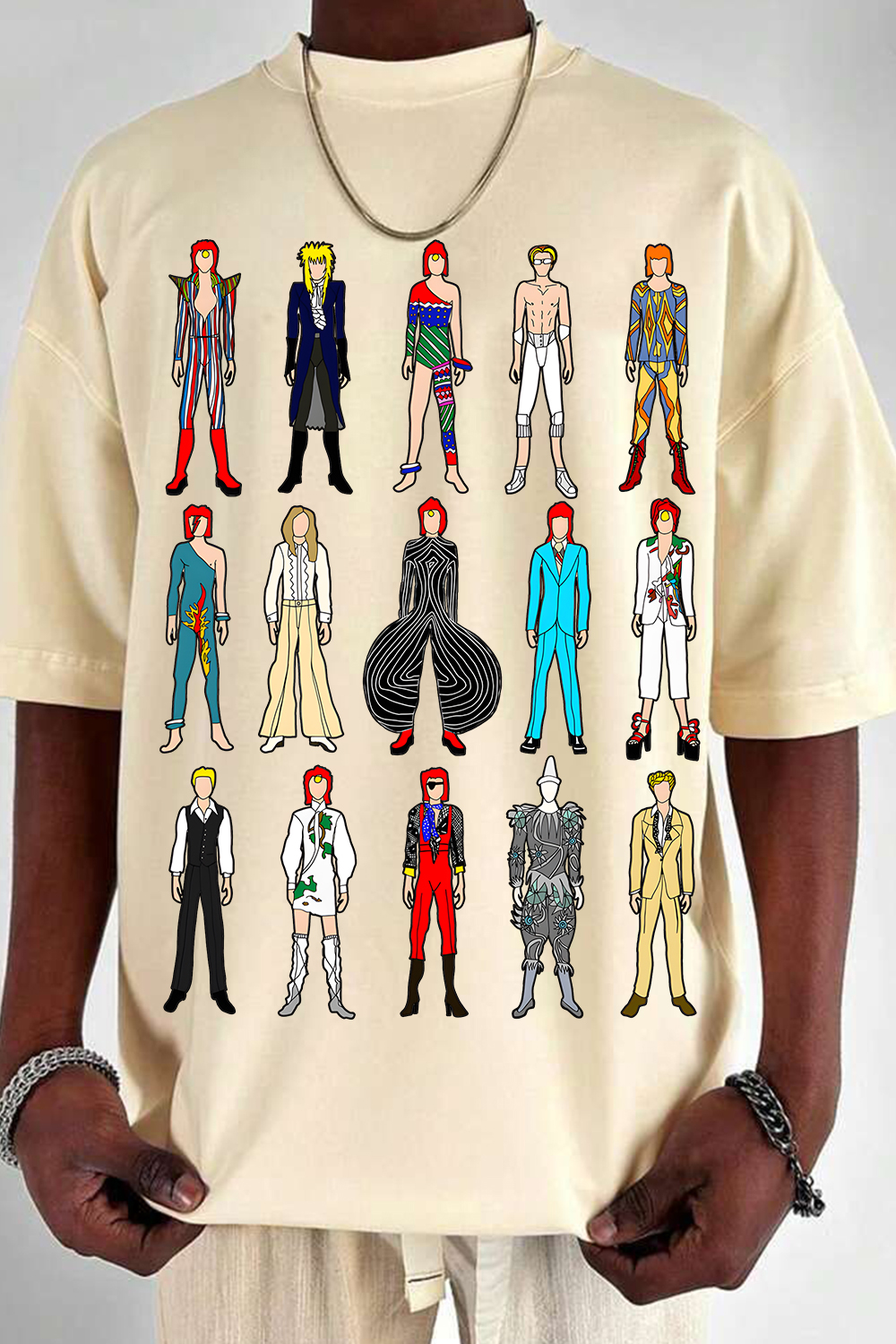 David Bowie Characters T-Shirt