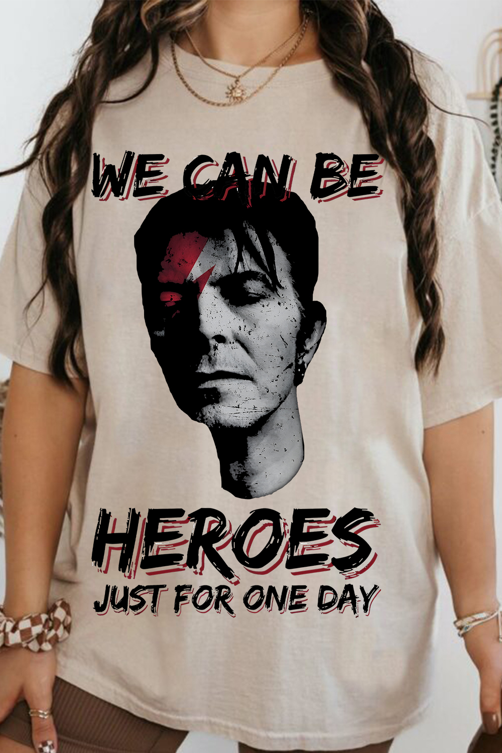 David Bowie We Can Be Heroes Women's T-Shirt