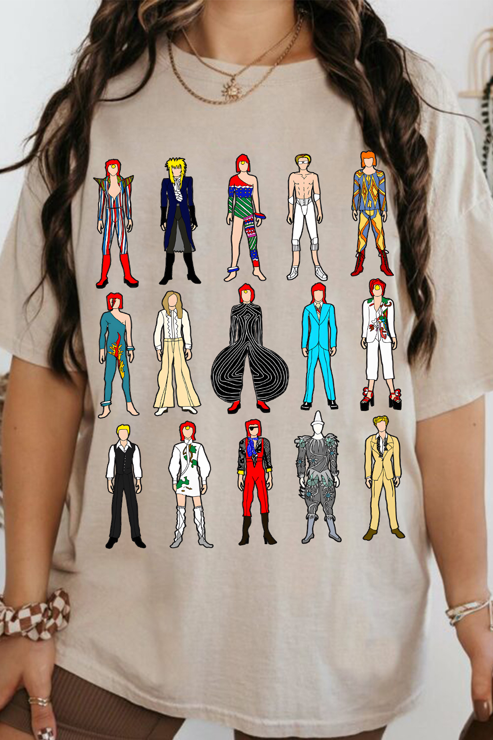 David Bowie Characters T-Shirt