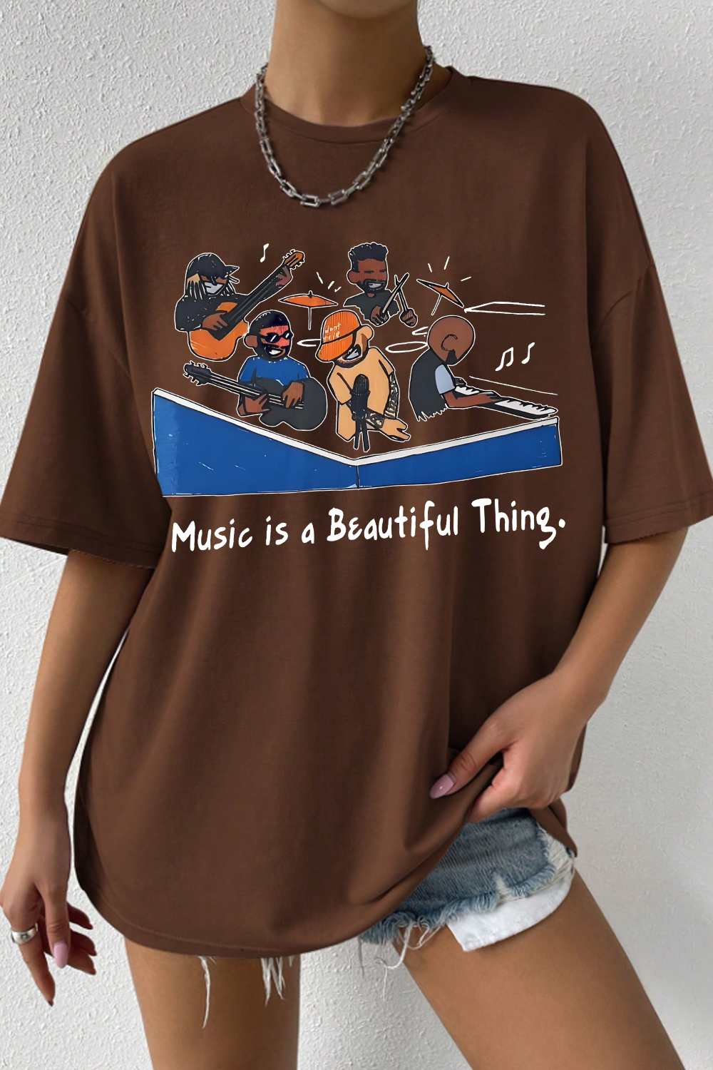 Mac tiny desk women tshirt