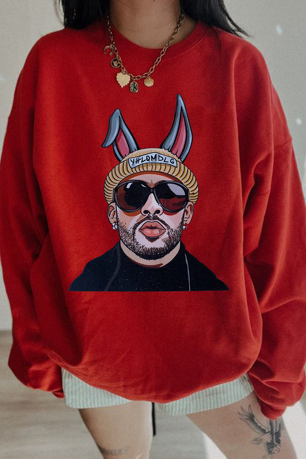 badbunny fans sweatshirt