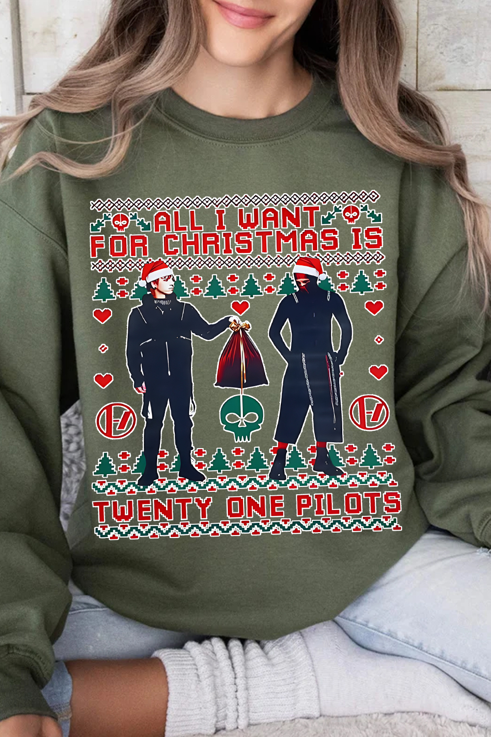 Twenty One Pilots Christmas Sweatshirt