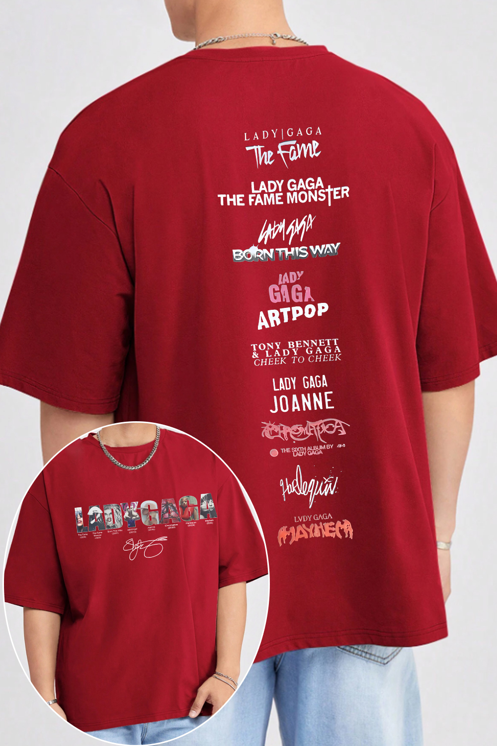 ladygaga Albums Men T-SHIRT