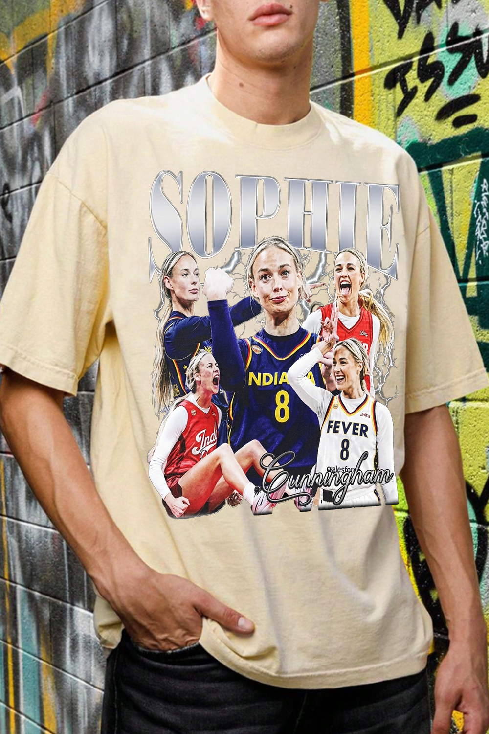 WNBA Sophie Cunningham Men T-Shirt