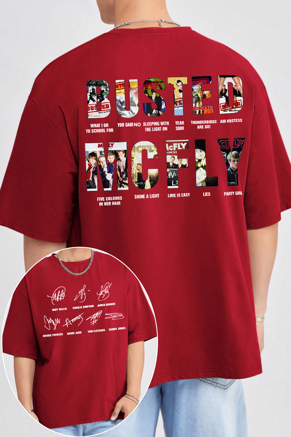 Busted & McFly Tour Tee Pop Rock Legend United shirt