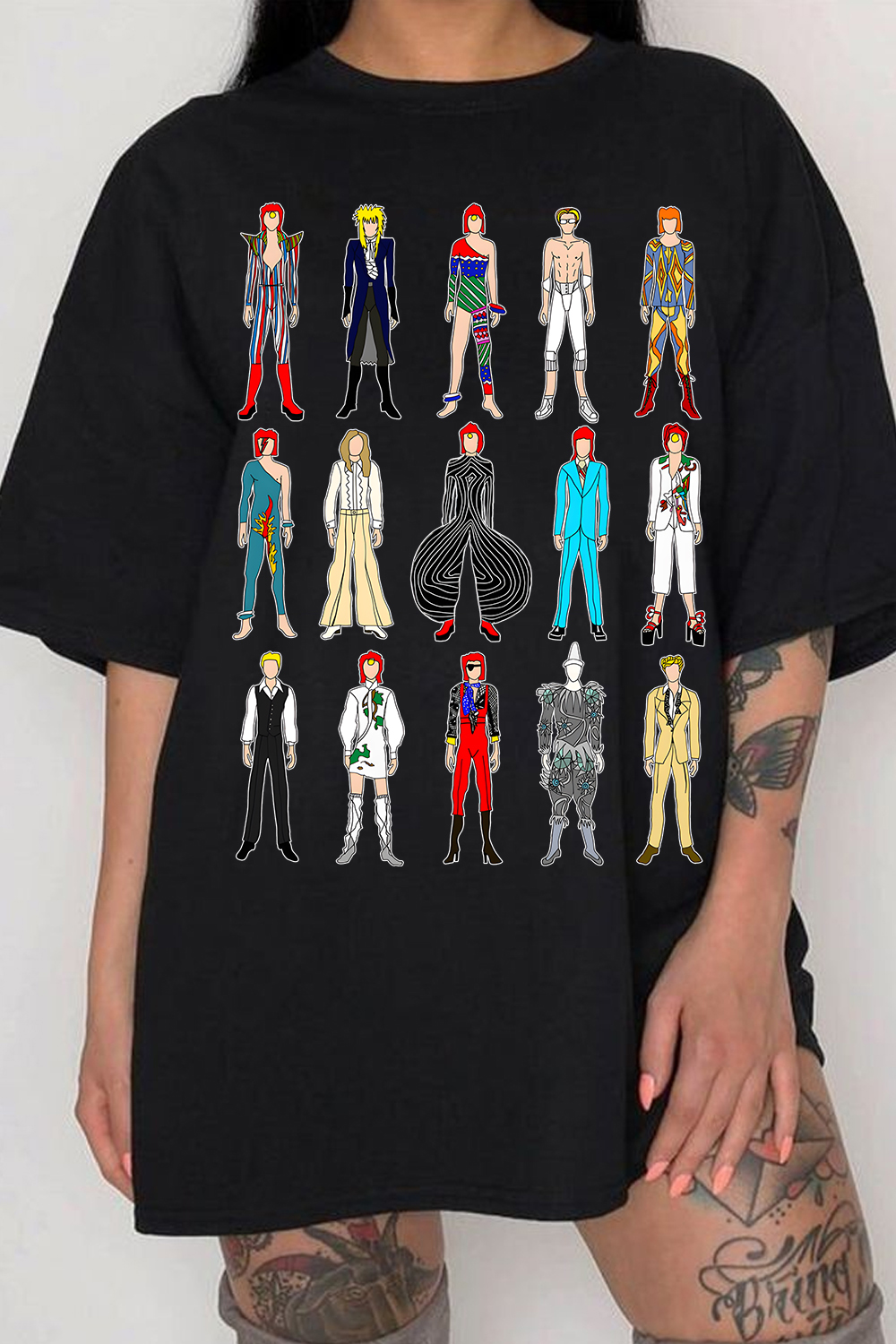David Bowie Characters T-Shirt