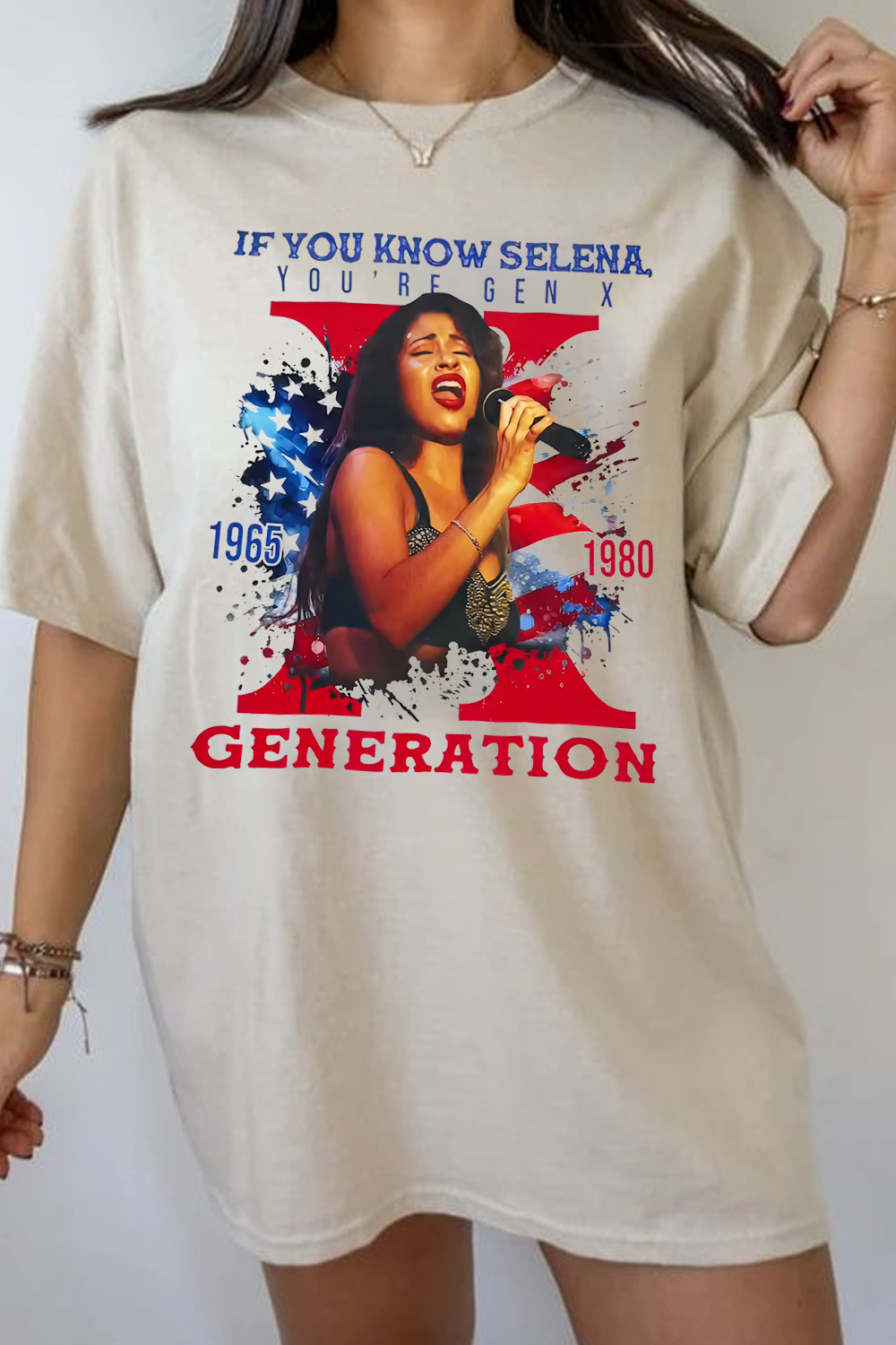 selenaquintanilla Print Short Sleeve T-Shirt