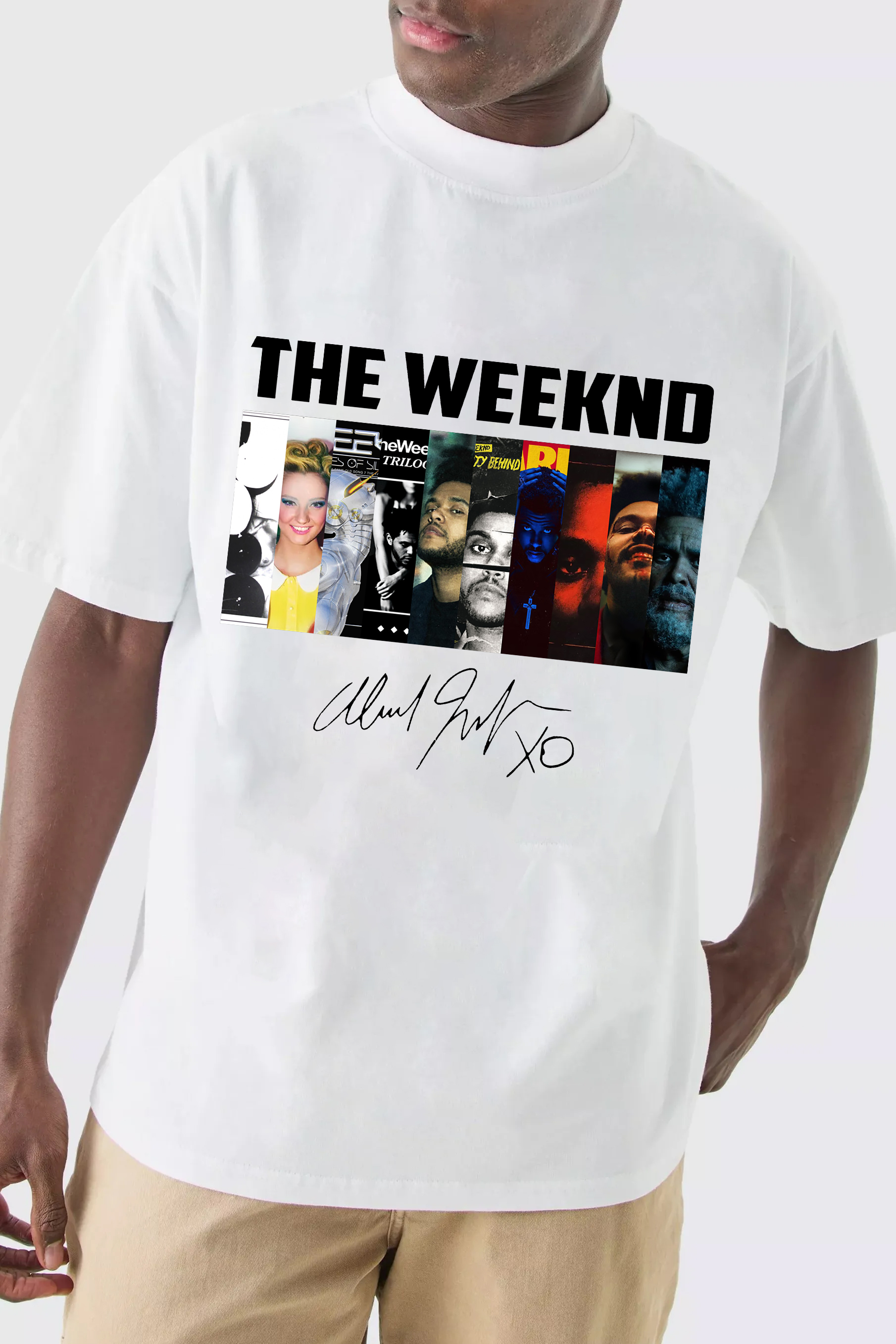 The Weeknd Albums Collection Shirt,Men Vintage The Weeknd Signature Shirt