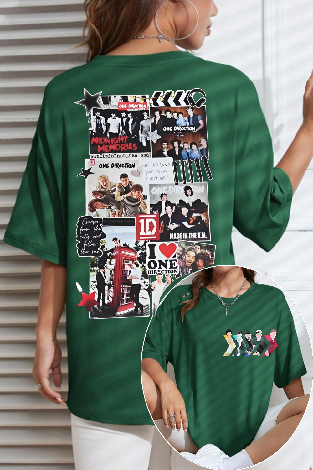 One band, five boys, endless memories. Wear your love with our One Direction T-shirt!