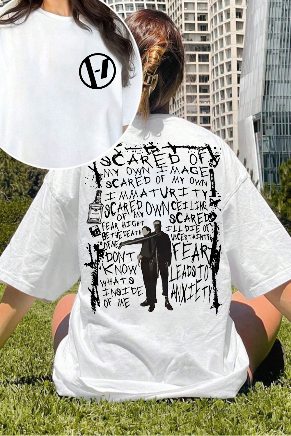 twentyonepilotsedit 2-sided printed women's shirt