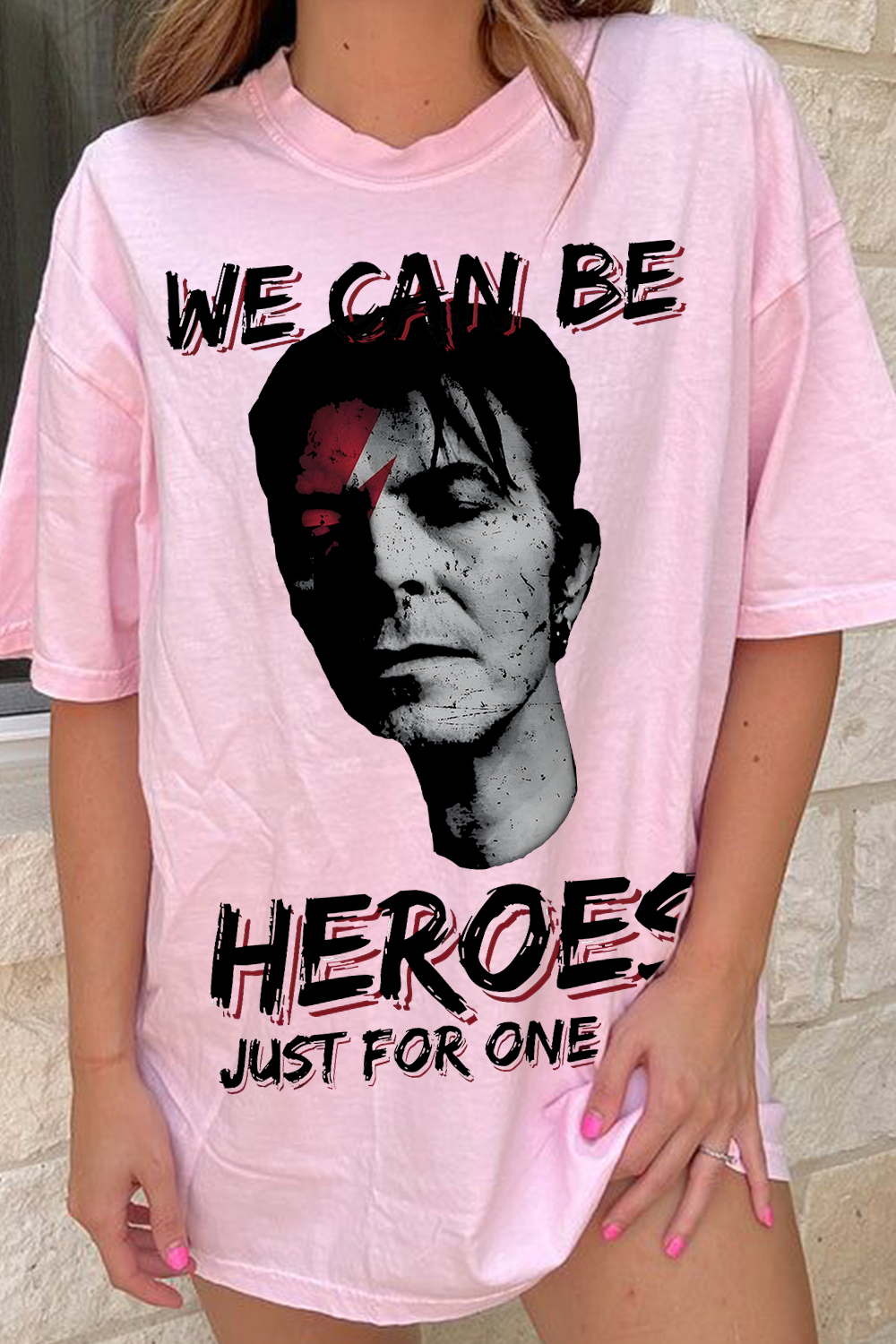 David Bowie We Can Be Heroes Women's T-Shirt
