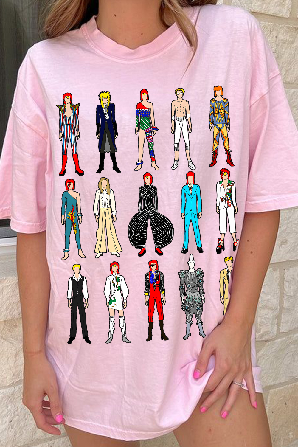 David Bowie Characters T-Shirt