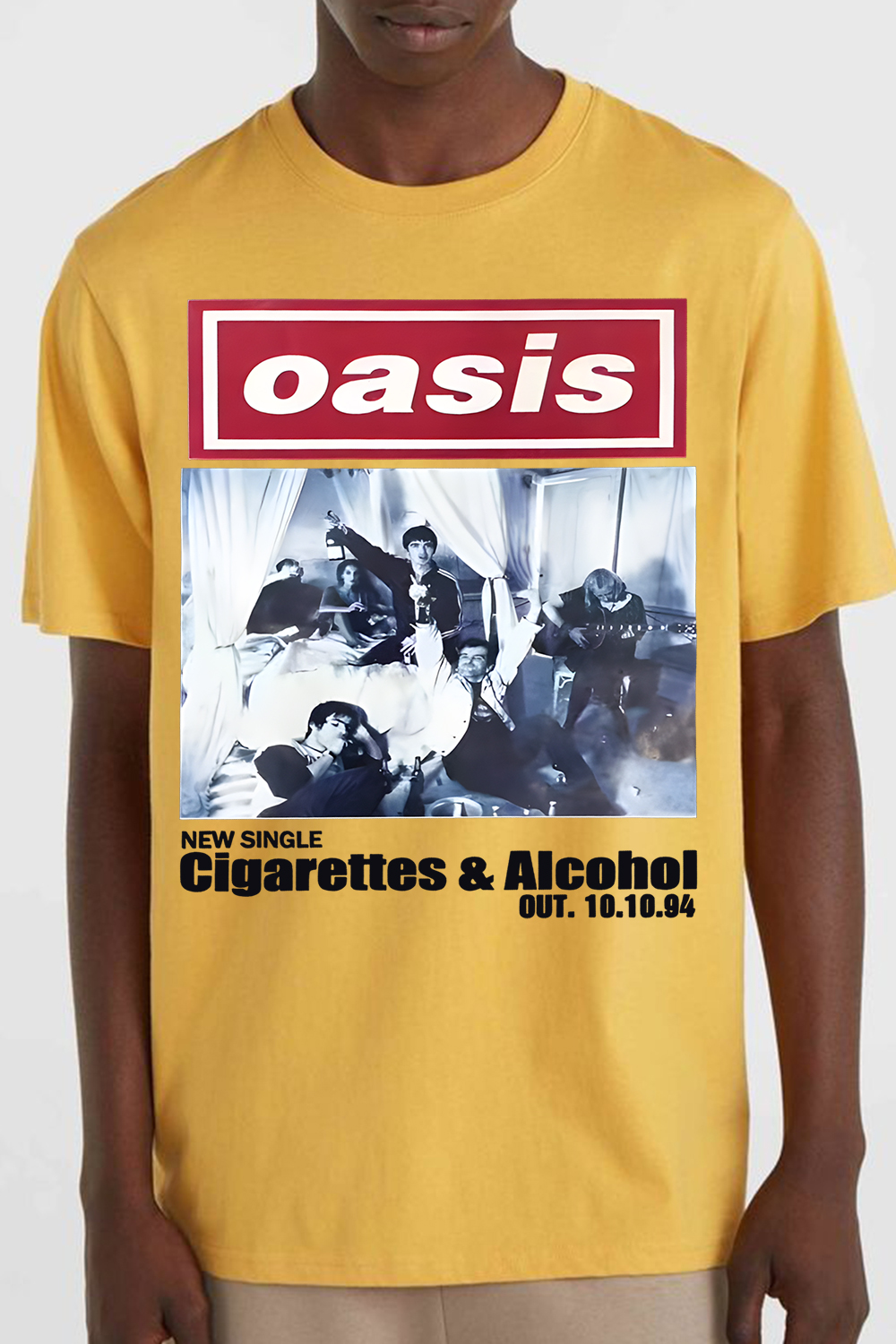 Oasis Unisex T Shirt Definitely Maybe Promo Official Reunion Tour 2025