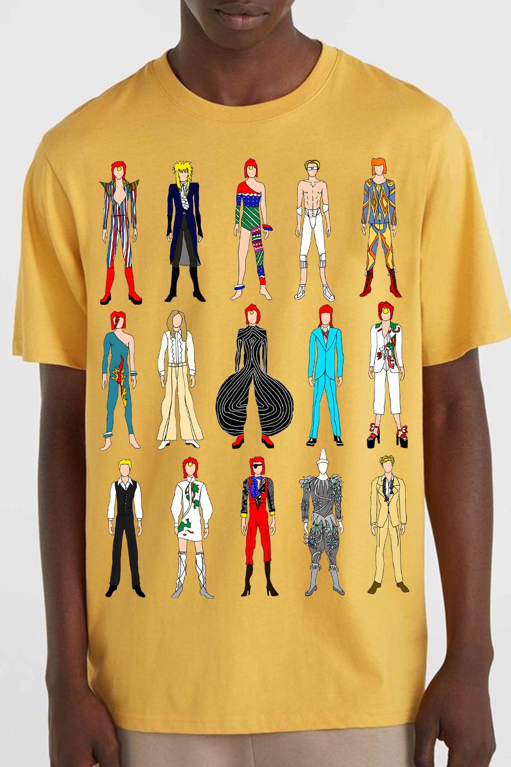 David Bowie Characters T-Shirt