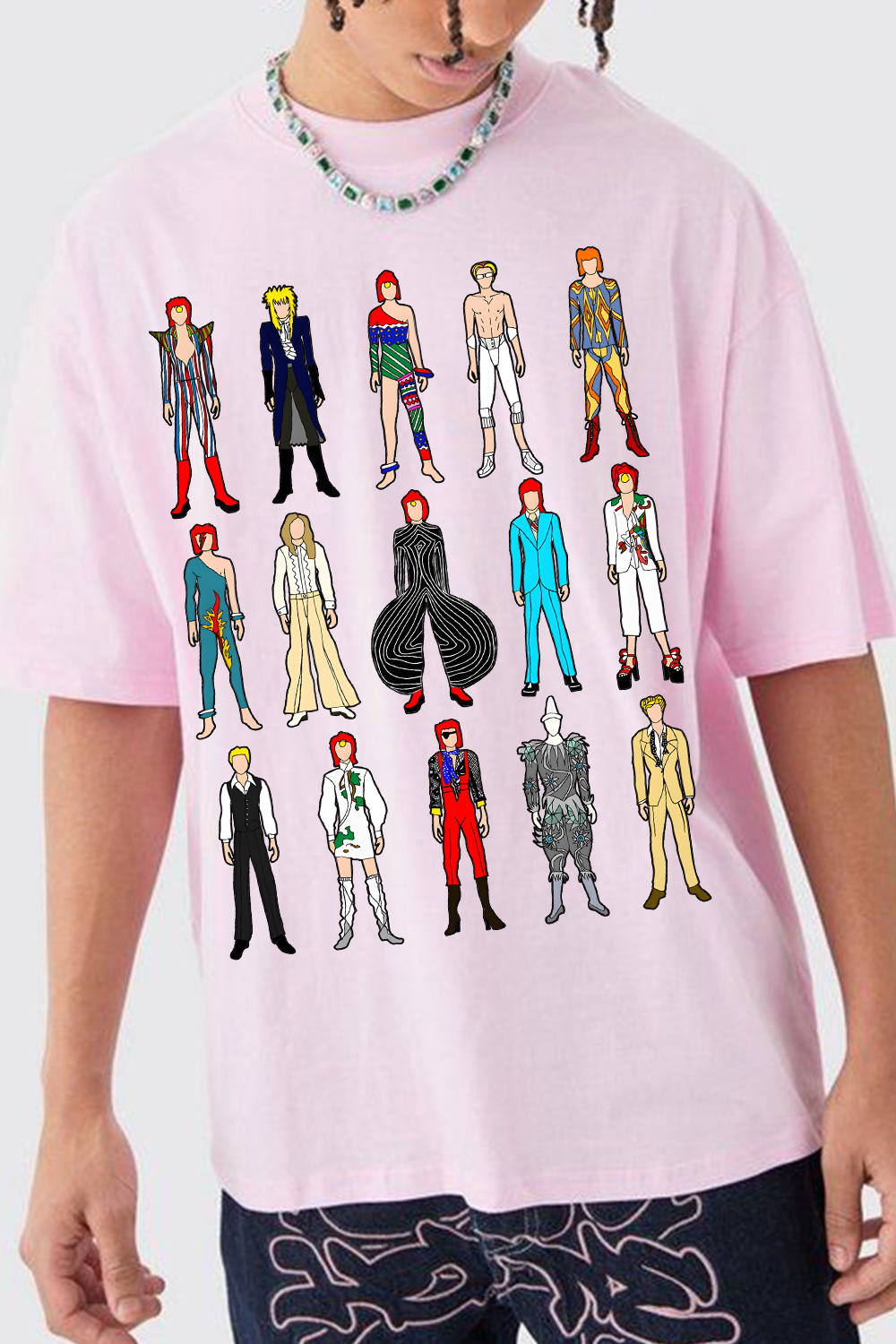 David Bowie Characters T-Shirt